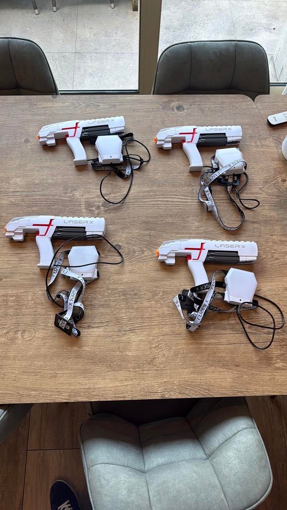 Laserguns, Ophalen, Zo goed als nieuw