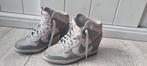 Vintage Nike Dunk High Sneakers - Grijs maat 39, Nike, Ophalen of Verzenden, Sneakers of Gympen, Grijs