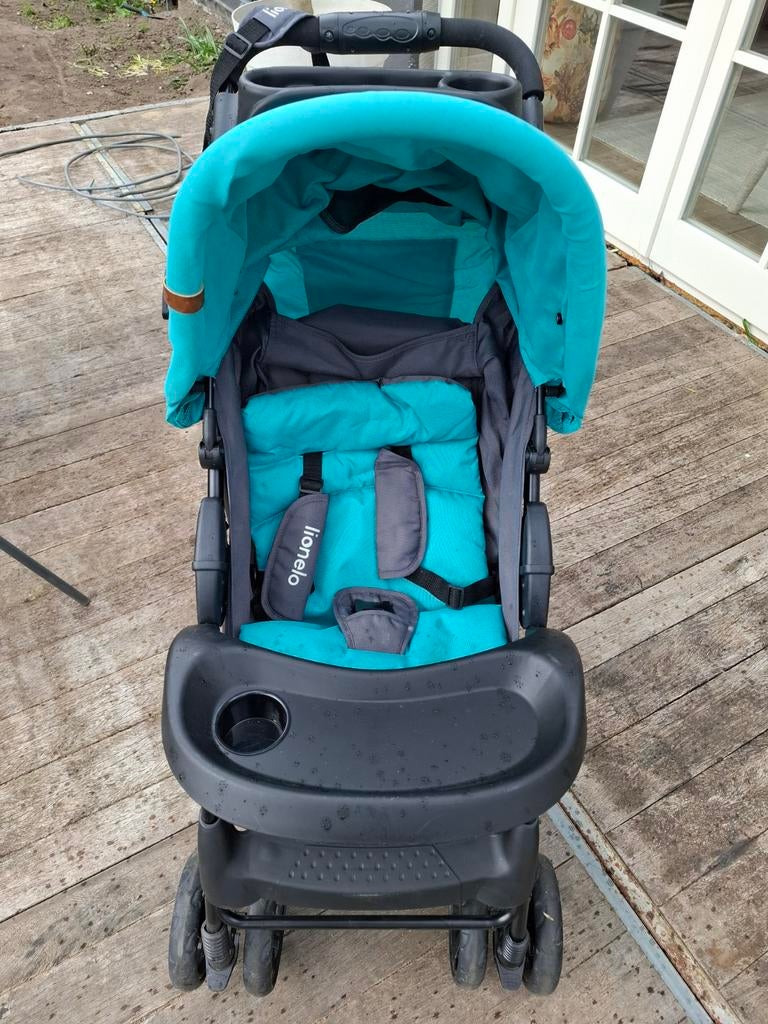 Lionelo wandelwagen turquoise, Auto diversen, Ophalen