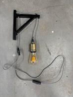 2x Wandlamp met houten beugel - philips hue, Huis en Inrichting, Ophalen, Nieuw, Hout