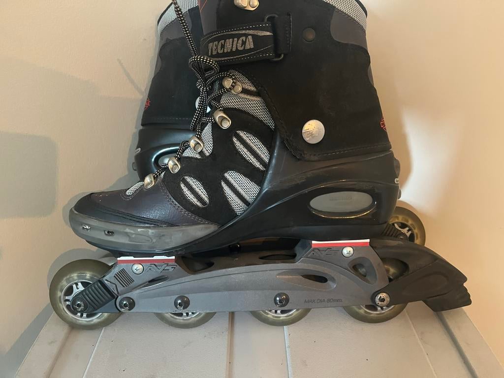 Skeelers Technica maat 45 met beschermers, Sport en Fitness, Skeelers, Overige merken, Gebruikt, Heren, Ophalen of Verzenden