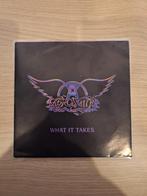 Aerosmith - What It Takes (Single, 1989), Gebruikt, 7 inch, Ophalen of Verzenden, Rock en Metal