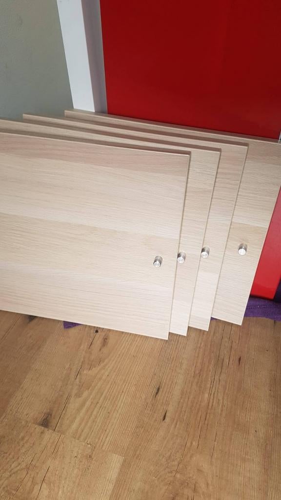 Deurtjes inzet beuken kallax vakkenkast ikea, Ophalen, Zo goed als nieuw