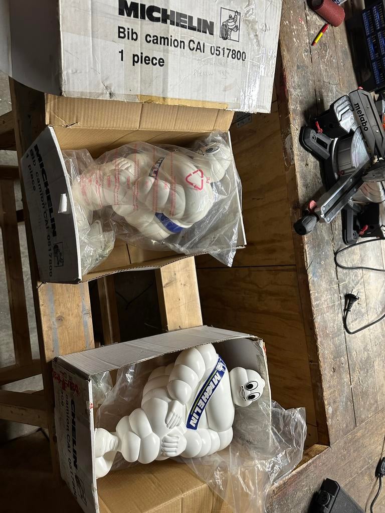 2x Michelin poppen met toebehoren 2003, Ophalen, Nieuw, Mercedes-Benz, Carrosserie en Plaatwerk