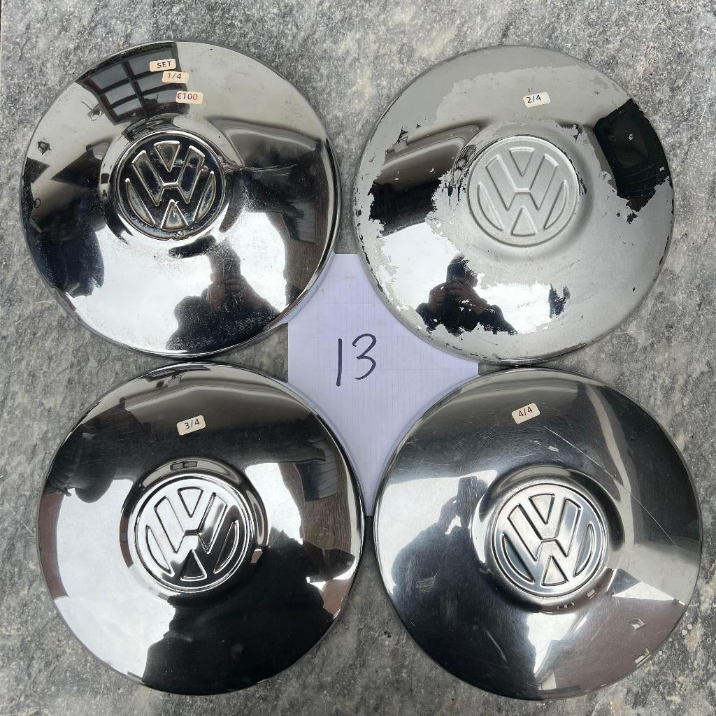 VW Chromen Wieldop 4x130 Kever Karmann Ghia 1968 en eerder, Ophalen of Verzenden, Gebruikt