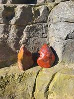 Set van 2 Grote Rode Jaspis Stenen, Ophalen of Verzenden