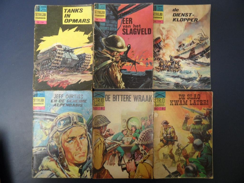 Strijd classics, Boeken, Stripboeken, Gelezen, Meerdere stripboeken, Ophalen of Verzenden