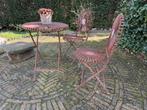 Metalen bistro tuinset, Overige materialen, Gebruikt, Bijzettafel, Tuinset