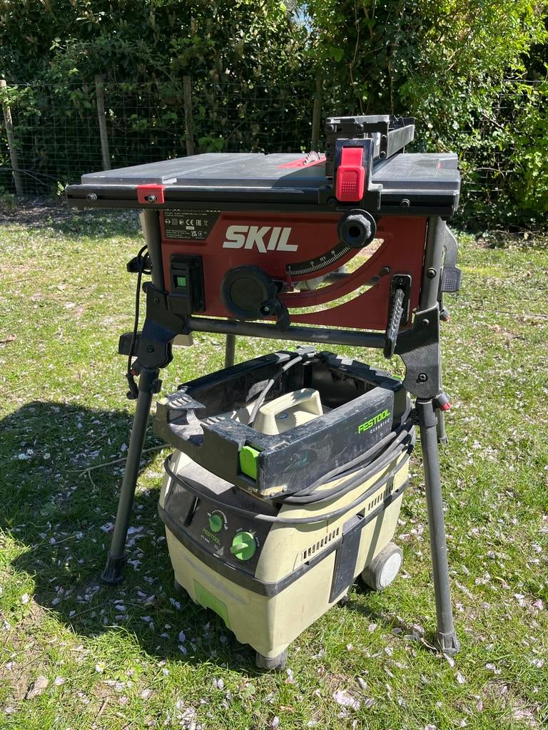 SKIL 1340 tafelzaag + Festool CTL midi, Ophalen, Cirkelzaag, Zo goed als nieuw, 30 tot 70 mm