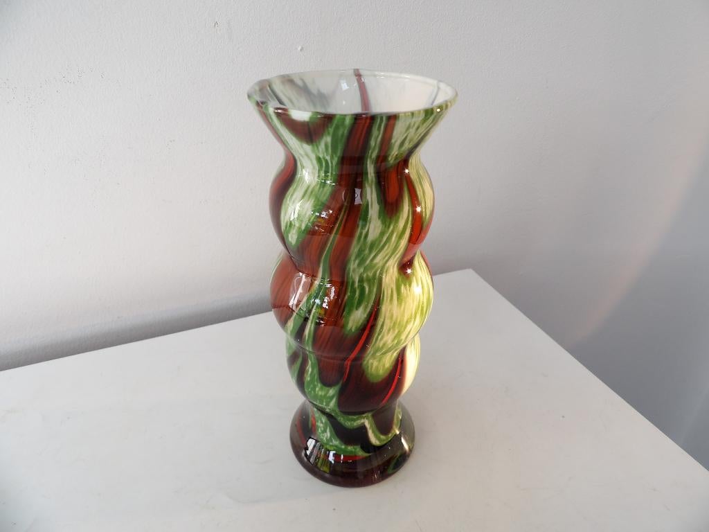 Murano Vaasje Sixties, Carlo Moretti, opaline, Ophalen of Verzenden