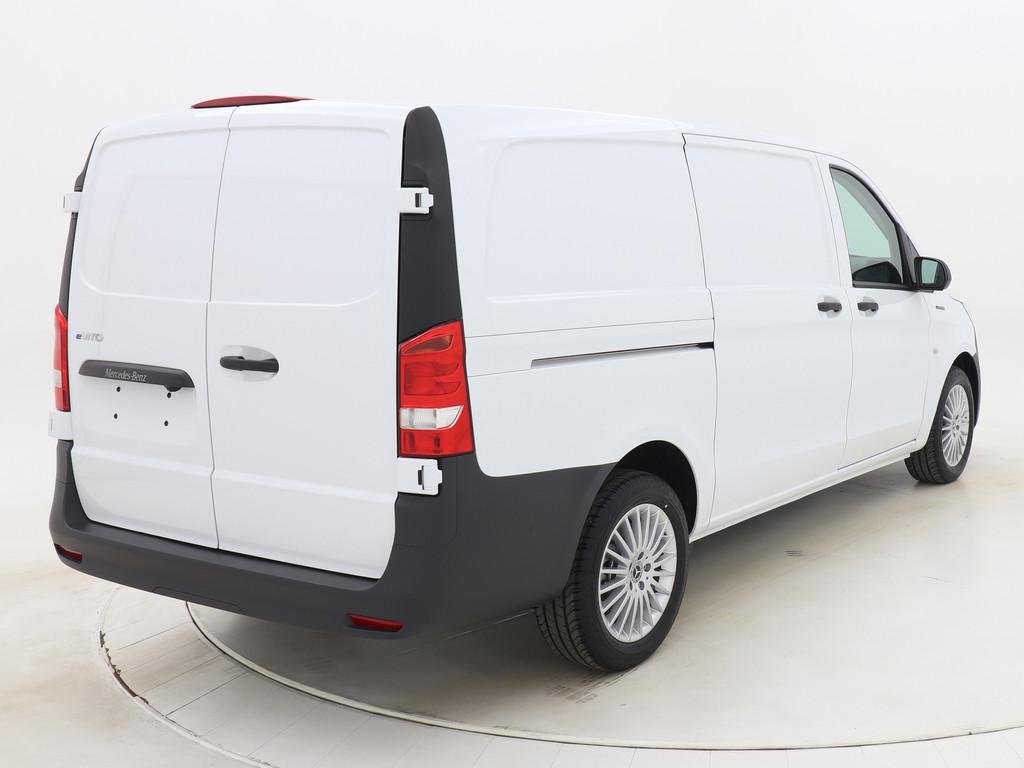 Mercedes-Benz eVito 112 L2 | Smartphone intergratie pakket |, Auto's, Bestelauto's, Stof, Zwart, Wit, Mercedes-Benz