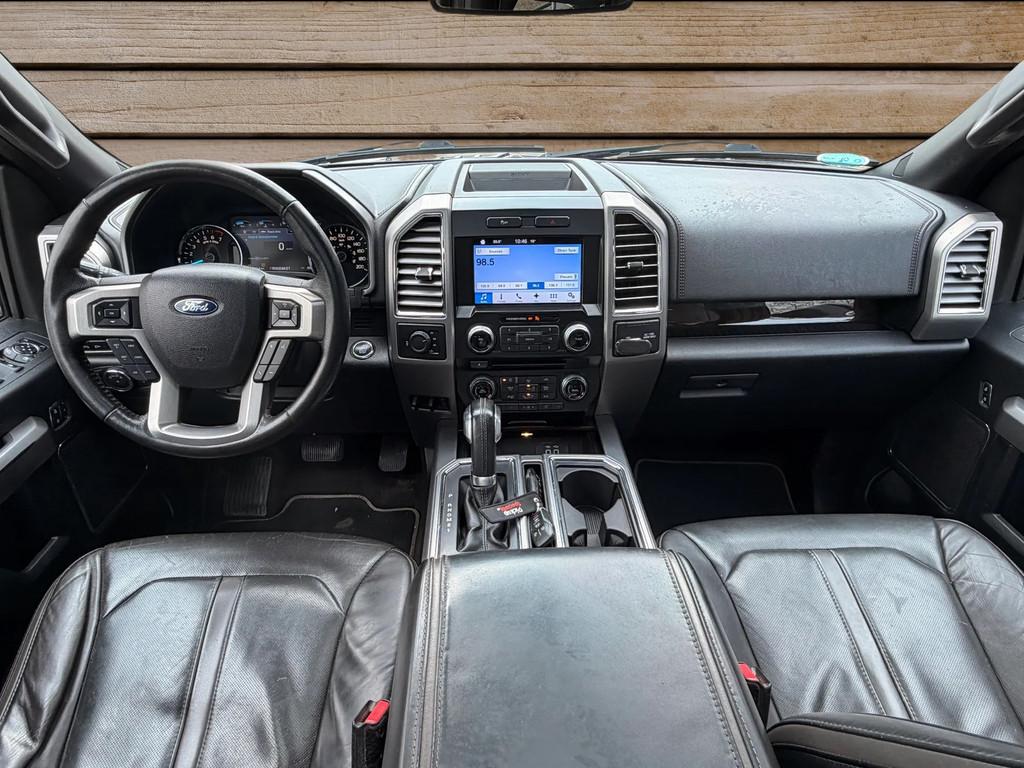 Ford USA F150 3.5 V6 Ecoboost SuperCrew COMPLEET ONDERHOUDEN, Auto's, Automaat, Zwart, F-150, Zwart