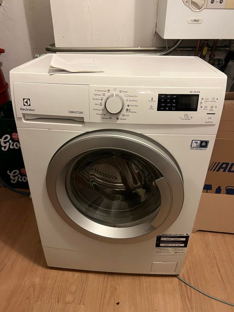 Electrolux Wasmachine - Compact en Efficiënt!, Ophalen, 1200 tot 1600 toeren, Gebruikt, Minder dan 85 cm