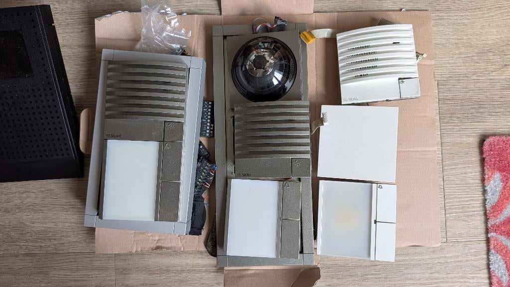Siedle intercom onderdelen 1+n, Ophalen, Ingebouwde camera, Gebruikt, Bedraad