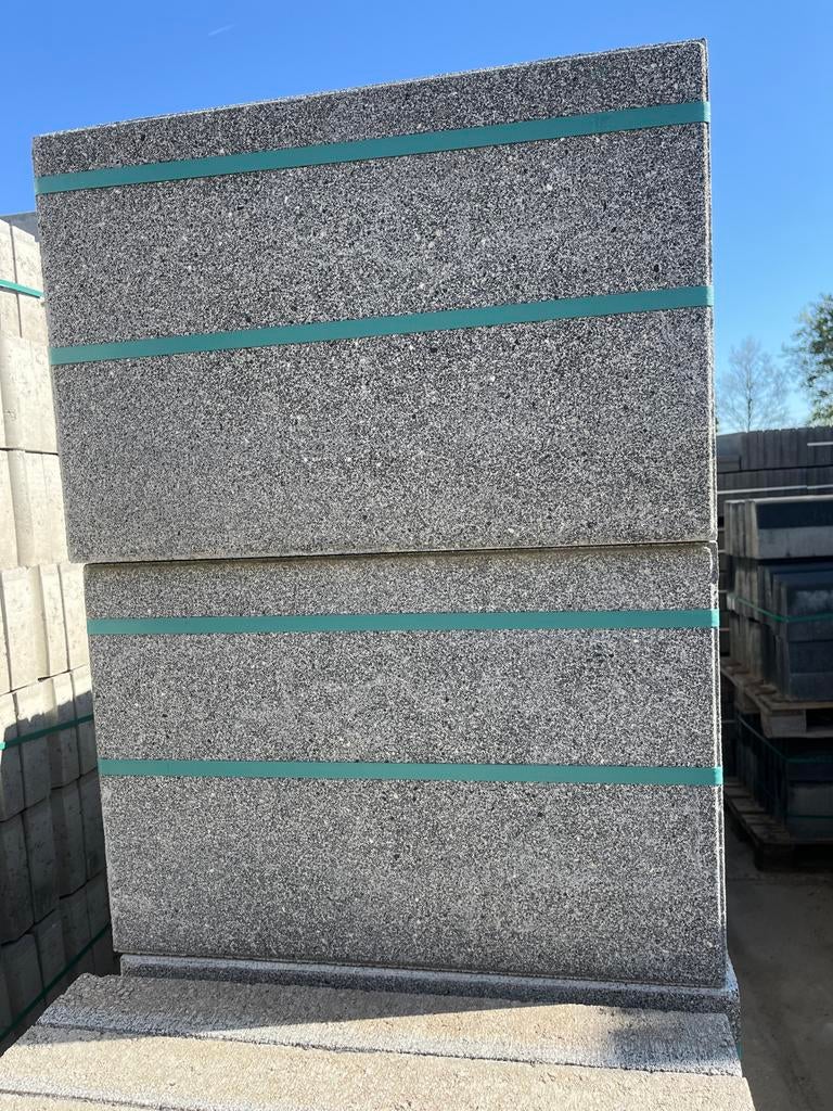 Betontegel antraciet/grijs genuanceerd 60x40x8, Ophalen of Verzenden, Nieuw, Beton, Terrastegels