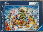 Disney kerst puzzel 1000 stukjes, Hobby en Vrije tijd, Denksport en Puzzels, Ophalen of Verzenden, 500 t/m 1500 stukjes, Zo goed als nieuw