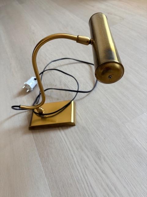 vintage pianolamp, Ophalen, Gebruikt, Vintage