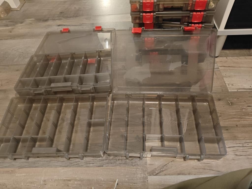 3 Rozemeijer tackleboxen voor visgerei, Ophalen of Verzenden