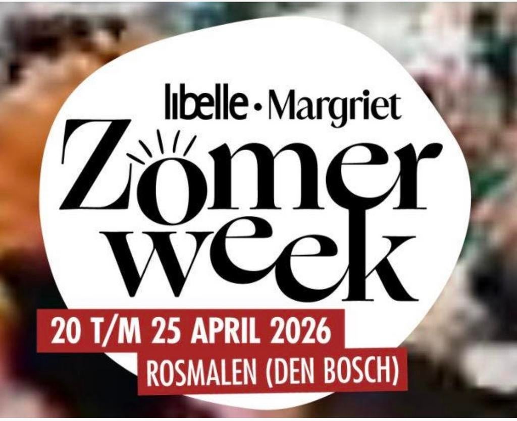 VANDAAG - zomerweek 2x toegangstickets + parking/uitrijkaart, Tickets en Kaartjes, Beurzen, Twee personen, April
