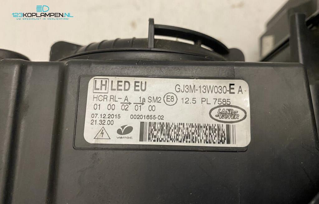 Range Rover Evoque Facelift Full Led koplamp links, Auto-onderdelen, -, -, Ophalen of Verzenden, -