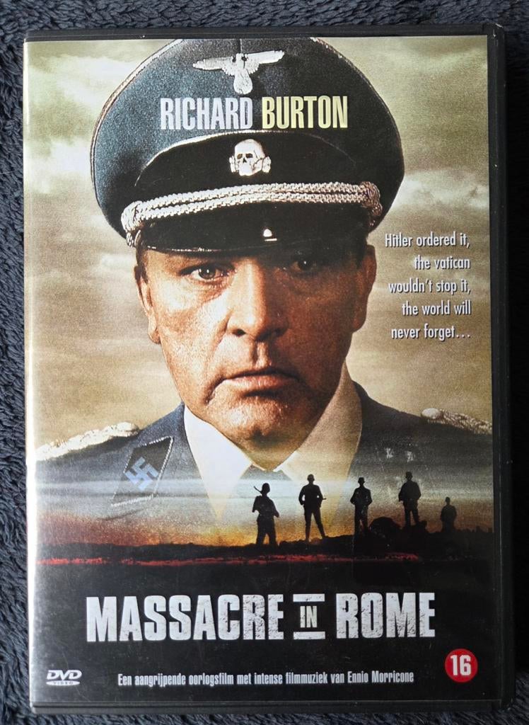 Massacre in Rome ( Richard Burton), Vanaf 16 jaar, Ophalen of Verzenden, Zo goed als nieuw
