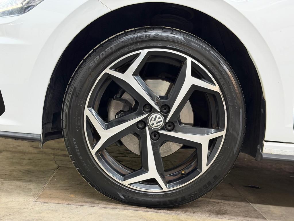 Volkswagen Polo 1.0 TSI R-Line 2019 DSG LED KEYLESS VIRTUAL, Stof, Gebruikt, 1095 kg, 116 pk