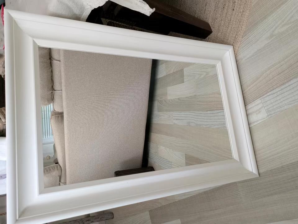 Ikea HEMNES SPIEGEL, Huis en Inrichting, Woonaccessoires | Spiegels, Ophalen, Zo goed als nieuw, 75 tot 100 cm, Minder dan 100 cm