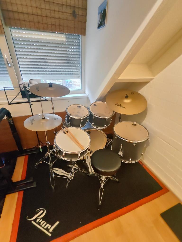 Mapex Storm drumkit + accessoires, Muziek en Instrumenten, Drumstellen en Slagwerk, Ophalen, Zo goed als nieuw, Overige merken