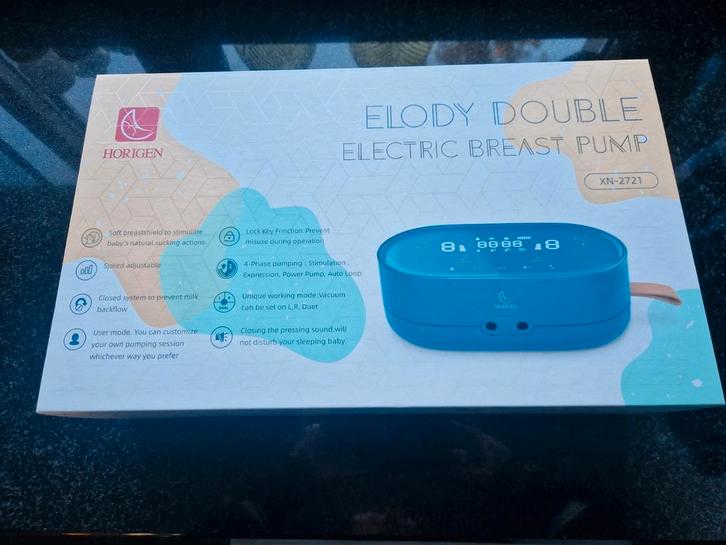 Horigen Elody Dubbele Elektrische Borstkolf XN-2721, Kinderen en Baby's, Babyvoeding en Toebehoren, Gebruikt, Borstkolf, Ophalen of Verzenden