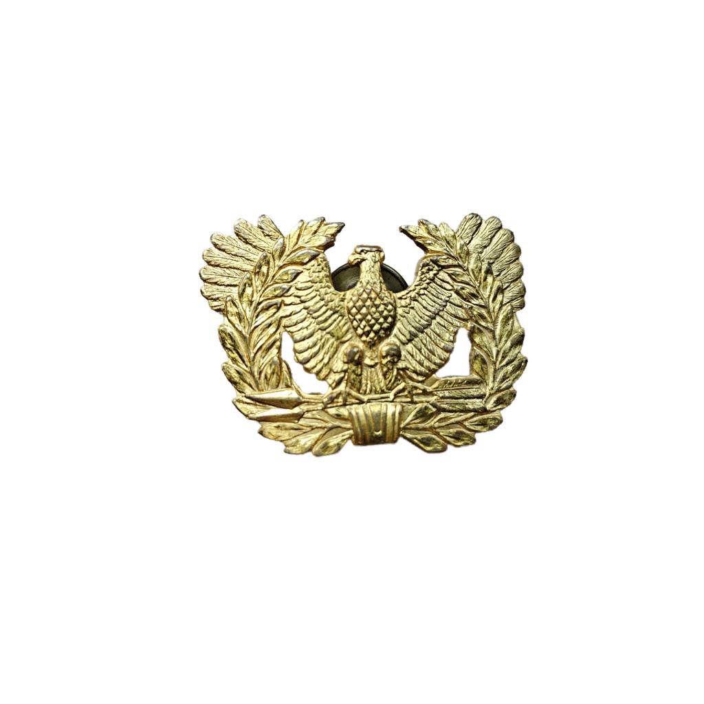 WWII US Warrant Officers Visor Cap Insignia, Verzamelen, Militaria | Tweede Wereldoorlog, Ophalen, Amerika, Helm of Baret