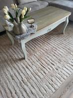 Salontafel met glazen blad, Ophalen of Verzenden