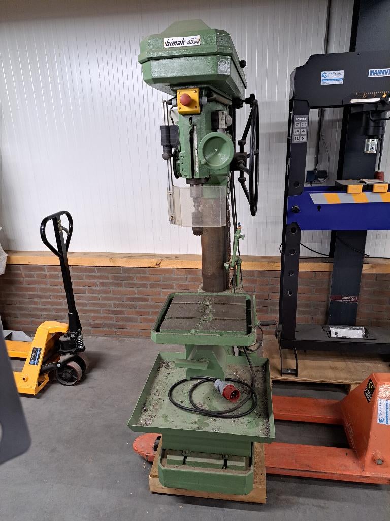 Kolomboormachine BIMAK Ø40 mm boren, Ophalen of Verzenden, Gebruikt, Kolomboormachine