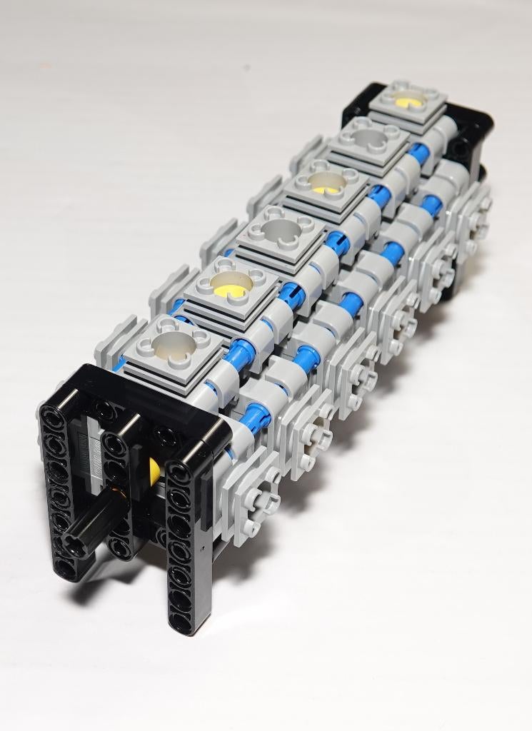 Lego Technic X24 motor (ruim 160 onderdelen) B, Ophalen of Verzenden, Gebruikt, Complete set, Lego