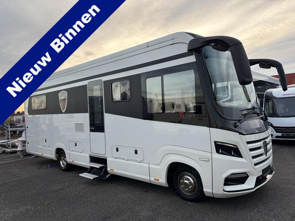 Morelo LOFT 87MB 207pk Aut Queensbed Levelsysteem Luchtverin, Caravans en Kamperen, Campers, Galliersweg 39
5349AT  OSS, NL, Diesel
