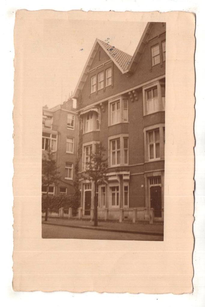 Amsterdam Zuid  fotokaart 1925 Pieter de Hoochstraat, Verzenden, 1920 tot 1940, Gelopen, Noord-Holland