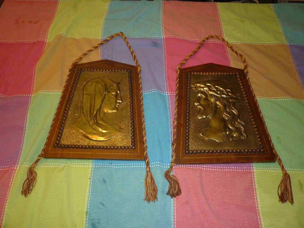 Set van religieuze wanddecoraties in zeer goede staat, Ophalen of Verzenden