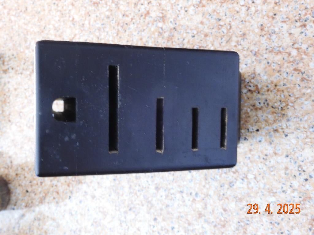 messenblok, Hout, Ophalen of Verzenden, Zwart, Overige merken