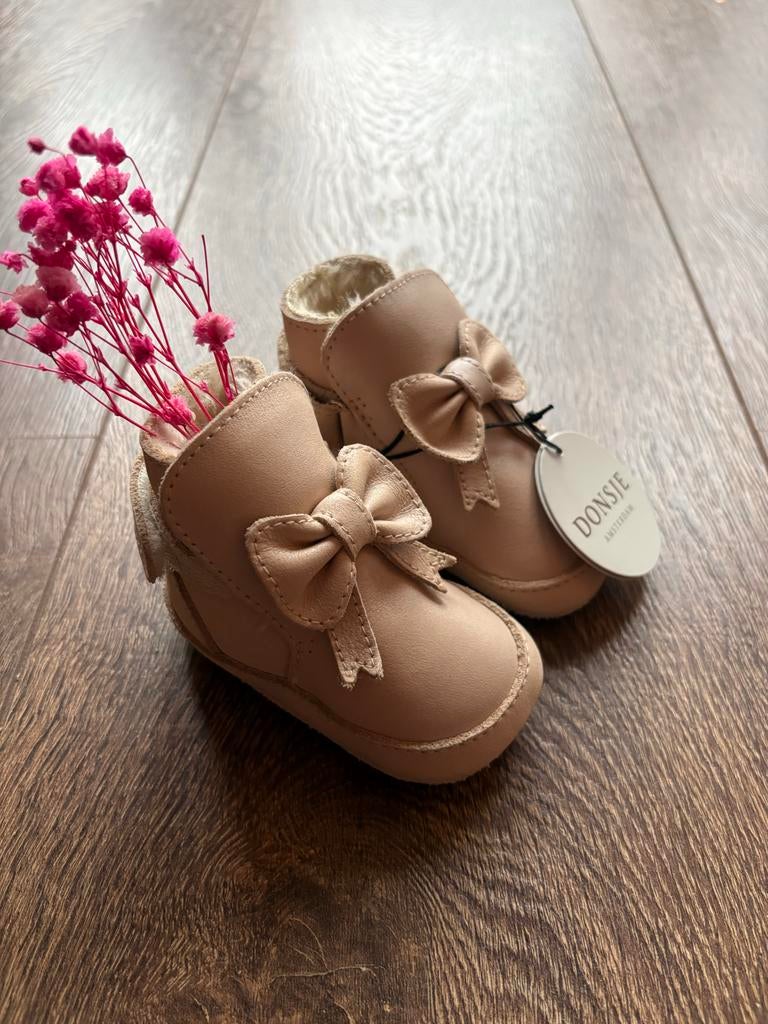 Donsje Amsterdam baby schoentjes Powder Metallic Nubuck, Kinderen en Baby's, Ophalen of Verzenden, Nieuw, Meisje, Schoentjes