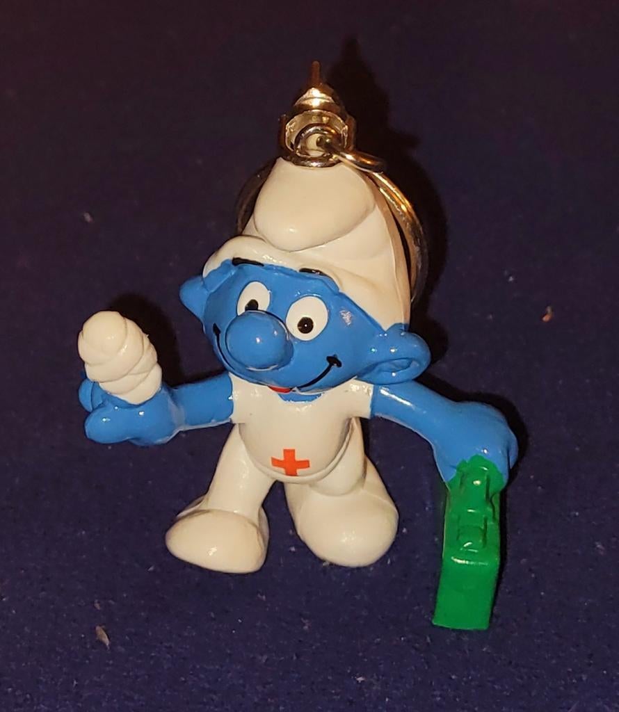 PROMO smurf 2.0054 Verpleger Rode Kruis Vlaanderen Schleich, Verzamelen, Smurfen, Zo goed als nieuw, Poppetje, Figuurtje of Knuffel