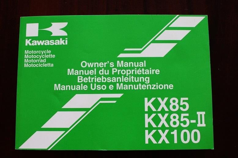 Kawasaki KX85 II KX100 2004 motorcycle owner's manual A B D, Ophalen of Verzenden, Kawasaki