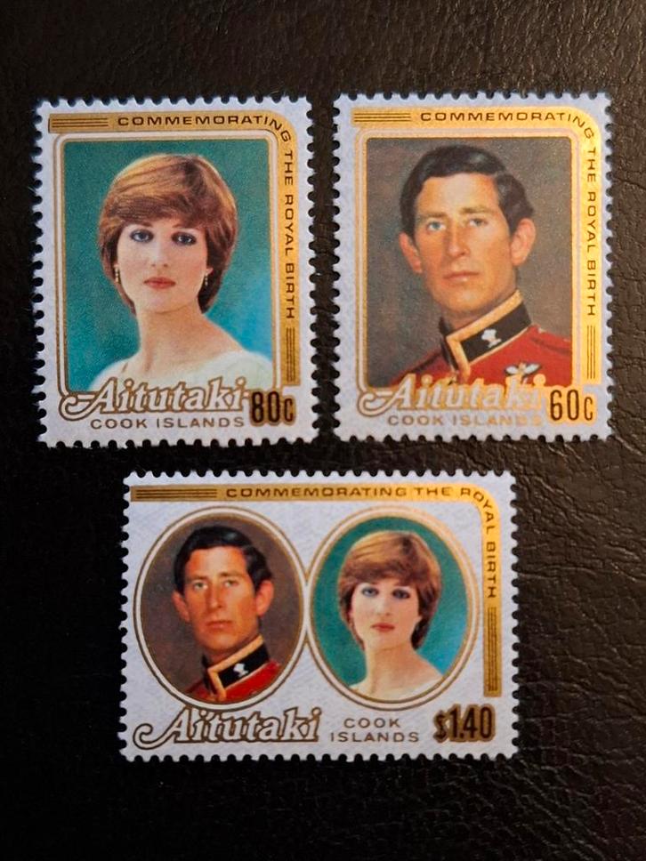 Aitutaki 1981 Royal Wedding Charles and Diana, Postzegels en Munten, Postzegels | Oceanië, Postfris, Ophalen of Verzenden