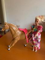 Barbie met paard, Kinderen en Baby's, Speelgoed | Poppen, Ophalen of Verzenden, Gebruikt, Barbie