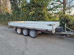Nette Henra plateuwagen 3 asser met rijplaten 4x2, Ophalen of Verzenden