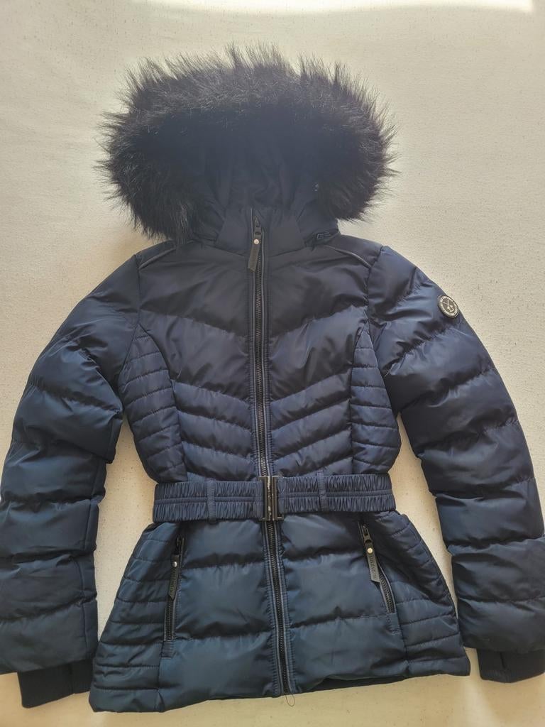 winterjas maat 152 blauw meisje, Kinderen en Baby's, Gebruikt, Meisje, Ophalen of Verzenden, Cars Jeans