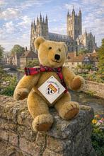 Canterbury Bears Joshua Gesigneerde Beer 32cm, Verzamelen, Beren en Cherished Teddies, Ophalen of Verzenden, Zo goed als nieuw