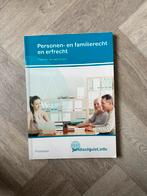 Personen- en familierecht en erfrecht - theorie- en werkboek, Ophalen of Verzenden, Gamma, Zo goed als nieuw, MBO