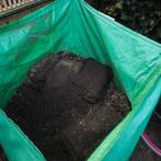 Zwart zand in big bag, Ophalen