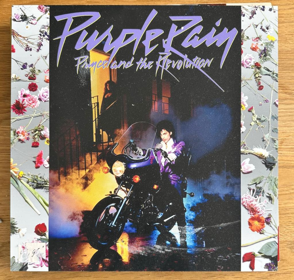 Unieke metaalprint  Purple Rain - Prince & the Revolution, Ophalen of Verzenden, Zo goed als nieuw, Poster, Artwork of Schilderij