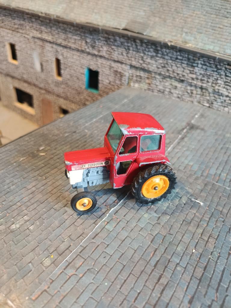 Massey-Ferguson 165 Matchbox King Size uit 1967, Hobby en Vrije tijd, Modelauto's | 1:43, Ophalen of Verzenden, Gebruikt, Tractor of Landbouw