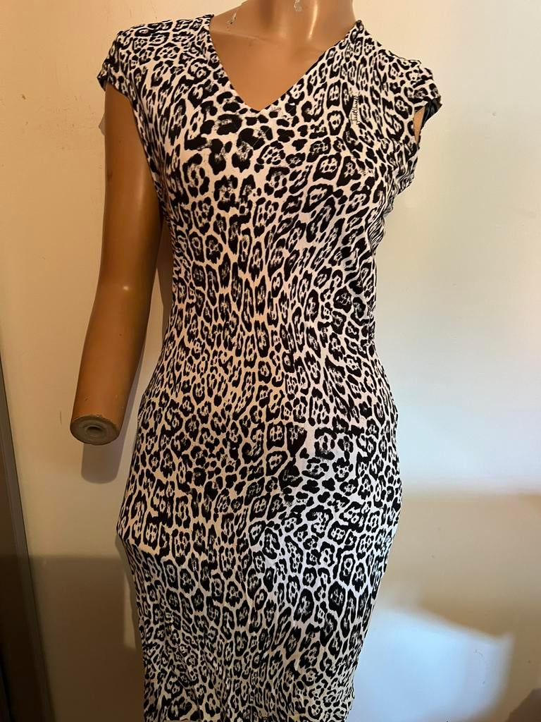 JUST CAVALLI jurk maat it 46 M origineel ZGAN, Kleding | Dames, Maat 38/40 (M), Beige, Ophalen of Verzenden, Zo goed als nieuw